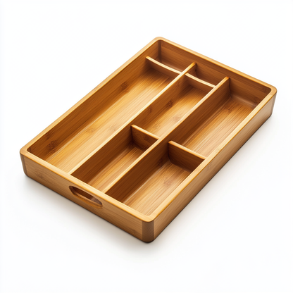 Rymand Expandable Bamboo Drawer Organizer